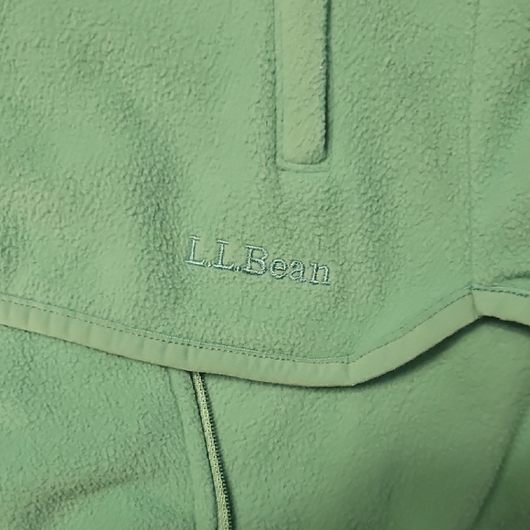 L.L. Bean Teal Fleece Jacket - Picture 10 of 10